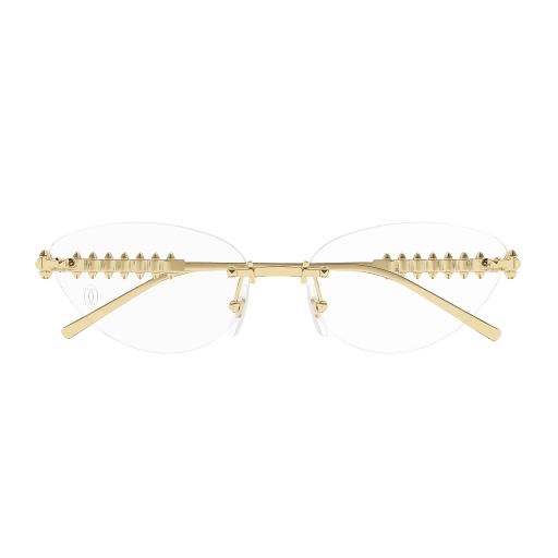 Clash de Cartier Rimless Metal Eyeglasses
