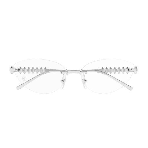 Clash de Cartier Rimless Metal Eyeglasses