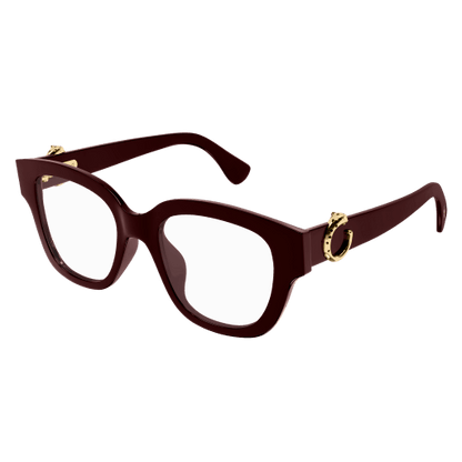 Panthère de Cartier Square Acetate Eyeglasses
