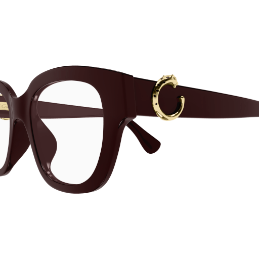 Panthère de Cartier Square Acetate Eyeglasses