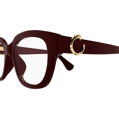 Panthère de Cartier Square Acetate Eyeglasses