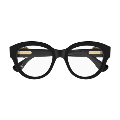 Panthère de Cartier Round Cat Eye Acetate Eyeglasses
