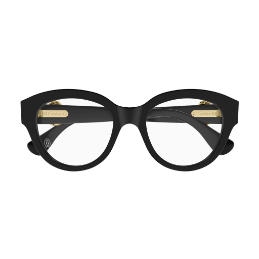 Panthère de Cartier Round Cat Eye Acetate Eyeglasses