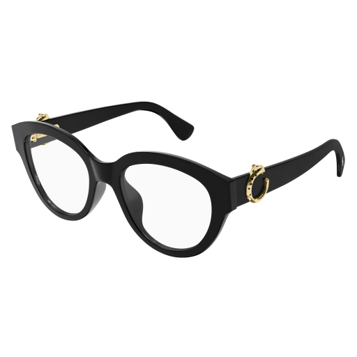 Panthère de Cartier Round Cat Eye Acetate Eyeglasses
