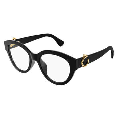 Panthère de Cartier Round Cat Eye Acetate Eyeglasses