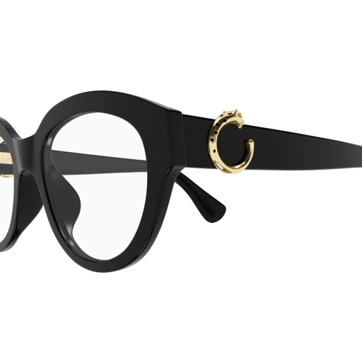 Panthère de Cartier Round Cat Eye Acetate Eyeglasses
