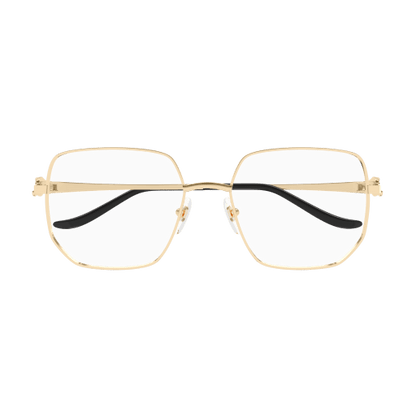 Panthère de Cartier Hexagonal Metal Eyeglasses