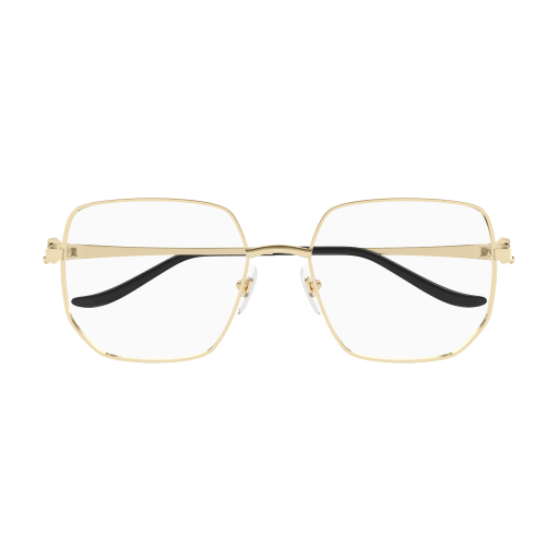 Panthère de Cartier Hexagonal Metal Eyeglasses