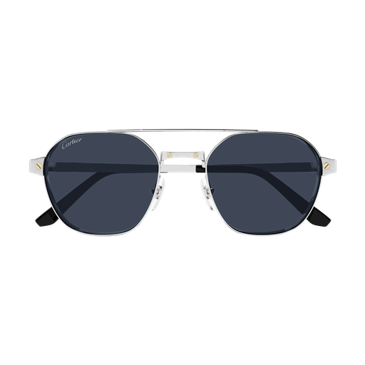 Santos de Cartier Aviator Metal Polarized Sunglasses