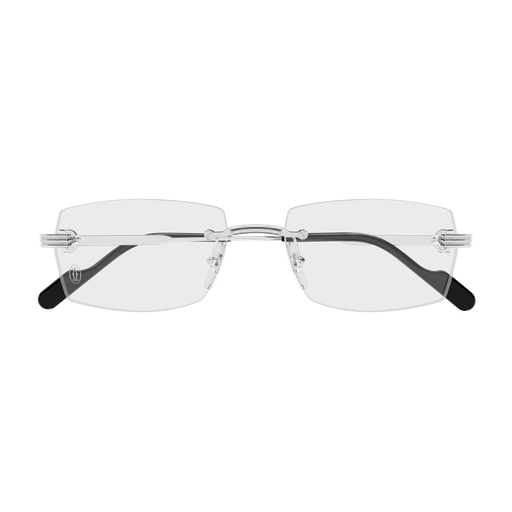 Première de Cartier Rectangular Rimless Eyeglasses