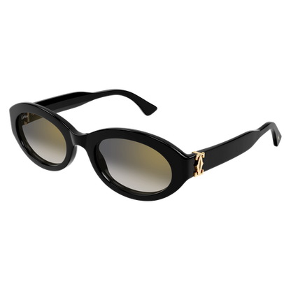 C de Cartier Oval Acetate Sunglasses