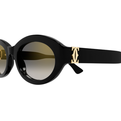 C de Cartier Oval Acetate Sunglasses