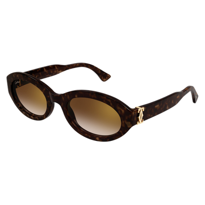 C de Cartier Oval Acetate Sunglasses