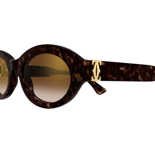 C de Cartier Oval Acetate Sunglasses