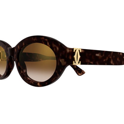 C de Cartier Oval Acetate Sunglasses