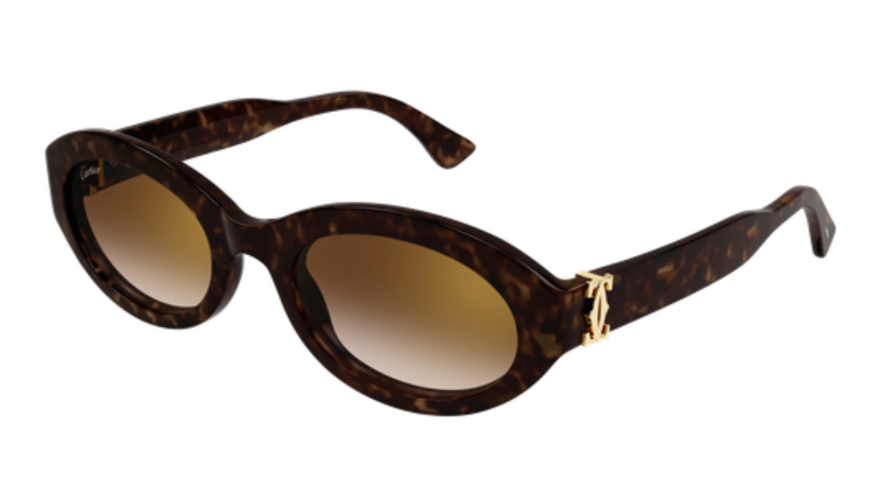 Signature C de Cartier Oval Acetate Sunglasses