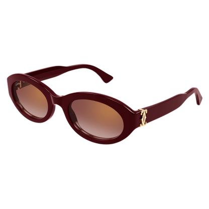 C de Cartier Oval Acetate Sunglasses