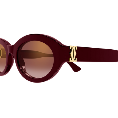 C de Cartier Oval Acetate Sunglasses