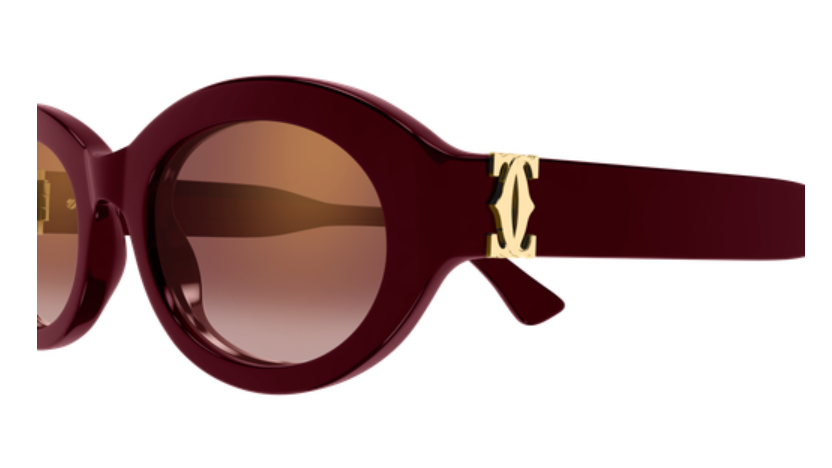 Signature C de Cartier Oval Acetate Sunglasses