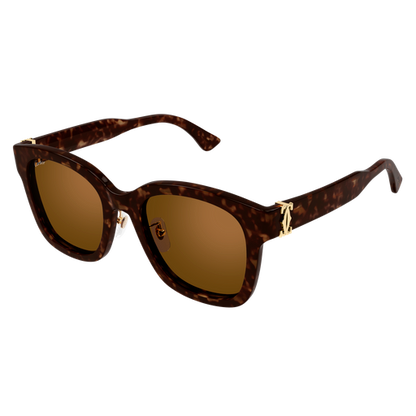C de Cartier Square Acetate Sunglasses
