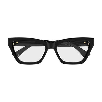 C de Cartier Rectangular Cat Eye Acetate Eyeglasses