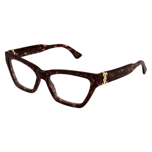 C de Cartier Rectangular Cat Eye Acetate Eyeglasses