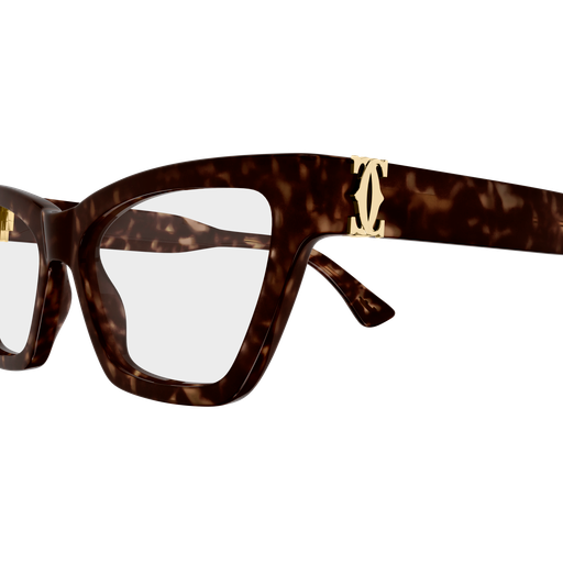 C de Cartier Rectangular Cat Eye Acetate Eyeglasses