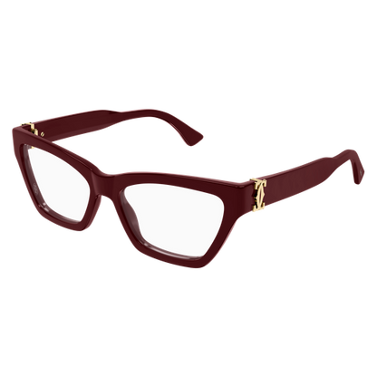 C de Cartier Rectangular Cat Eye Acetate Eyeglasses