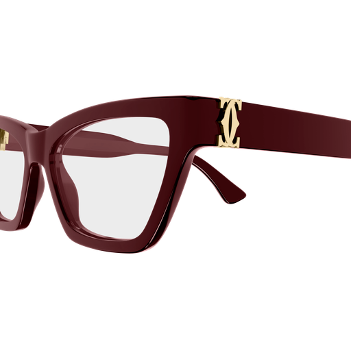C de Cartier Rectangular Cat Eye Acetate Eyeglasses