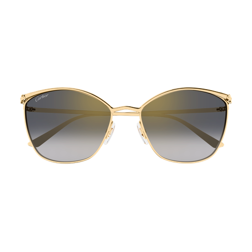 Panthère de Cartier Cat Eye Metal Sunglasses