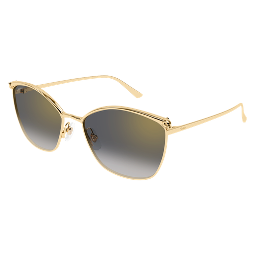 Panthère de Cartier Cat Eye Metal Sunglasses