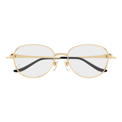 Panthère de Cartier Round Metal Eyeglasses