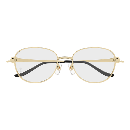 Panthère de Cartier Round Metal Eyeglasses