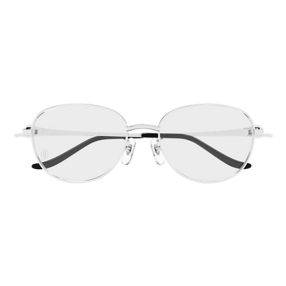 Panthère de Cartier Round Metal Eyeglasses