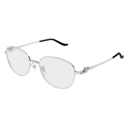 Panthère de Cartier Round Metal Eyeglasses