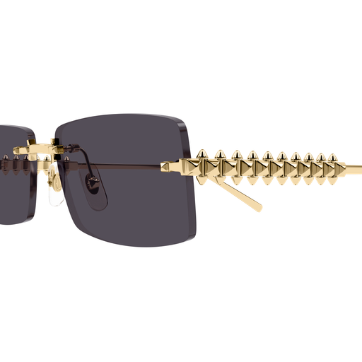 Clash de Cartier Rectangular Metal Sunglasses