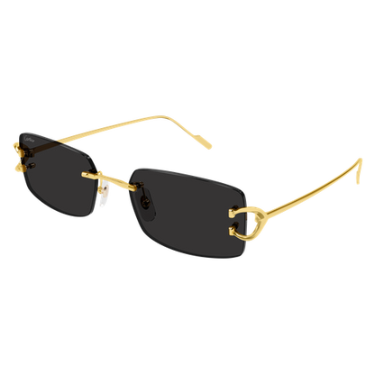 Decor Precious de Cartier Solid Gold Rimless Sunglasses