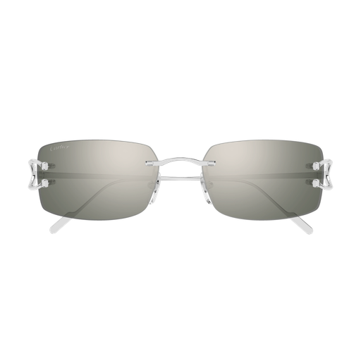 Decor Precious de Cartier Solid Gold Rimless Sunglasses