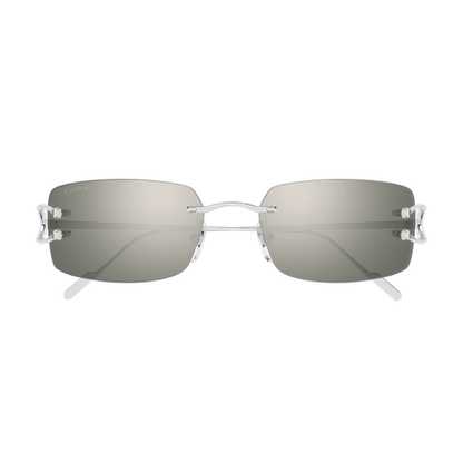 Decor Precious de Cartier Solid Gold Rimless Sunglasses