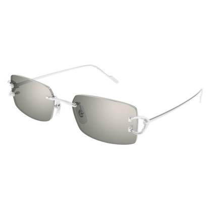 Decor Precious de Cartier Solid Gold Rimless Sunglasses