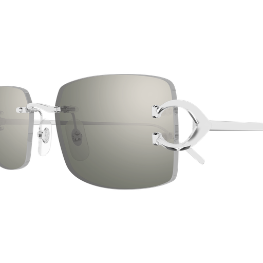 Decor Precious de Cartier Solid Gold Rimless Sunglasses