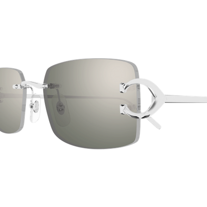Decor Precious de Cartier Solid Gold Rimless Sunglasses