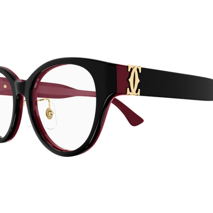 C de Cartier Cat Eye Acetate Eyeglasses
