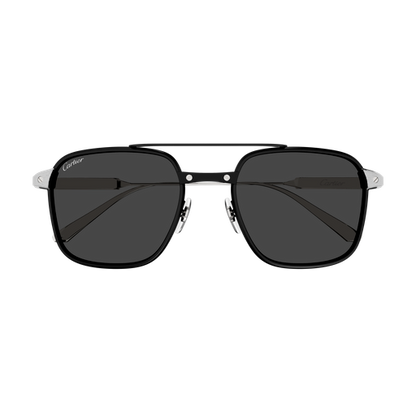 Santos de Cartier Aviator Titanium Polarized Sunglasses
