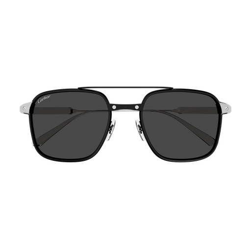Santos de Cartier Aviator Titanium Polarized Sunglasses