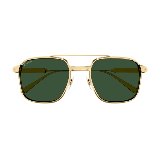 Santos de Cartier Aviator Titanium Polarized Sunglasses