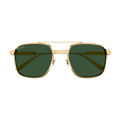 Santos de Cartier Aviator Titanium Polarized Sunglasses