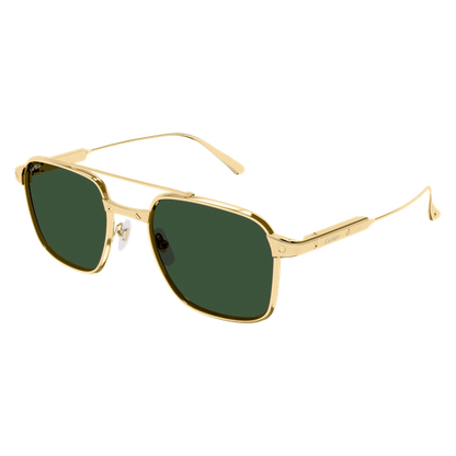 Santos de Cartier Aviator Titanium Polarized Sunglasses