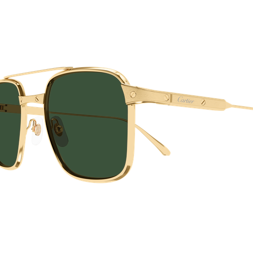 Santos de Cartier Aviator Titanium Polarized Sunglasses