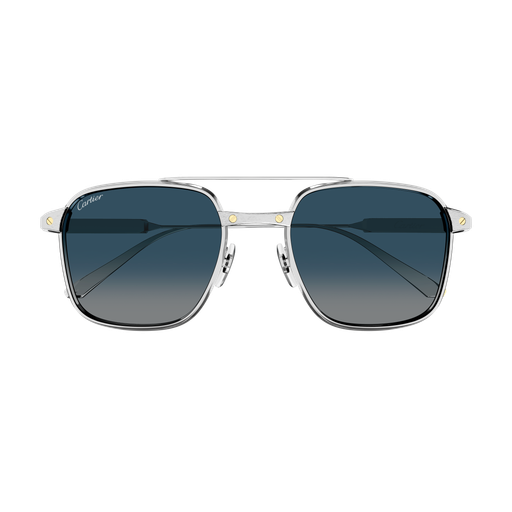 Santos de Cartier Aviator Titanium Polarized Sunglasses